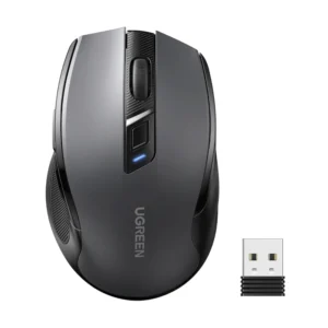 Mouse Inalambrico Ugreen Mu006 (90855) Gris, 6 Botones, Ergonomico, 4000 Dpi, Bluetooth