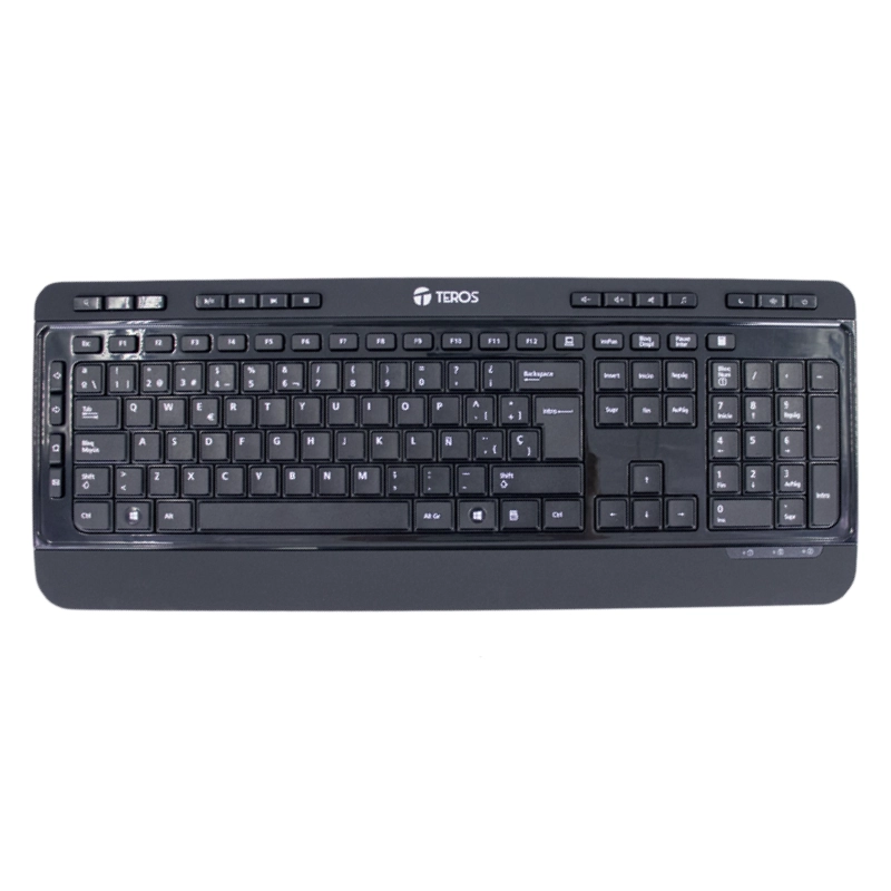 Teclado Inalambrico Teros (Te-4074Cs) Negro 1 Teclado Inalambrico Teros (Te-4074Cs) Negro