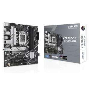 Placa Asus (Prime B760M-A D4) Lga 1700, Micro-Atx, Ddr4