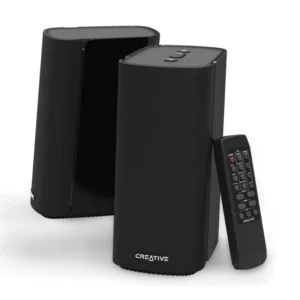 Parlante Creative T100 (51Mf1690Aa000) 80W, Bluetooth 5.0 + Control, Entrada Optica, Entrada Aux, Sonido Amplio Y Claridad De Audio