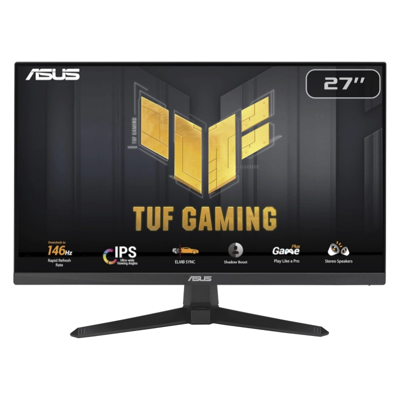 Monitor Asus Tuf Gaming 27 (Vg279Qe5A) Fhd, Ips, Dp/Hdmi, 1Ms, 146Hz, Sincronizacion De Desenfoque De Movimiento Extremadamente Bajo 1 Monitor Asus Tuf Gaming 27 (Vg279Qe5A) Fhd, Ips, Dp/Hdmi, 1Ms, 146Hz, Sincronizacion De Desenfoque De Movimiento Extremadamente Bajo