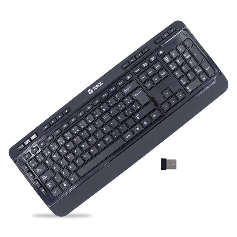 Teclado Inalambrico Teros (Te-4074Cs) Negro 2 Teclado Inalambrico Teros (Te-4074Cs) Negro - Imagen 2