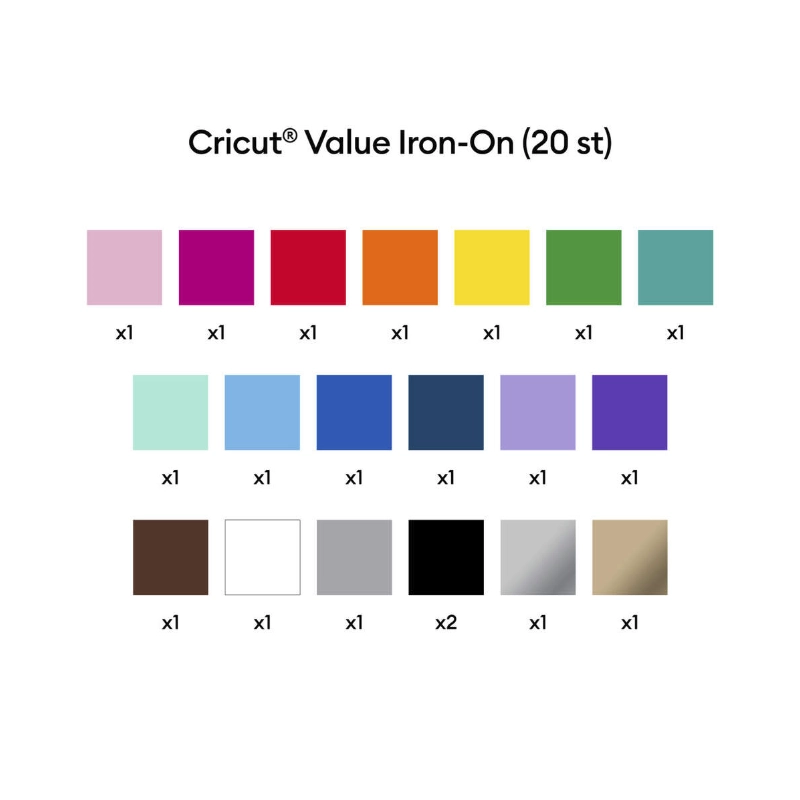 Paquete De Parches Termoadhesivos Value Cricut (2010898) 20 Unidades, Muestrario Arcoiris, Personalizar Textiles Como Camisetas, Mochilas Y Chaquetas 3 Paquete De Parches Termoadhesivos Value Cricut (2010898) 20 Unidades, Muestrario Arcoiris, Personalizar Textiles Como Camisetas, Mochilas Y Chaquetas - Imagen 3