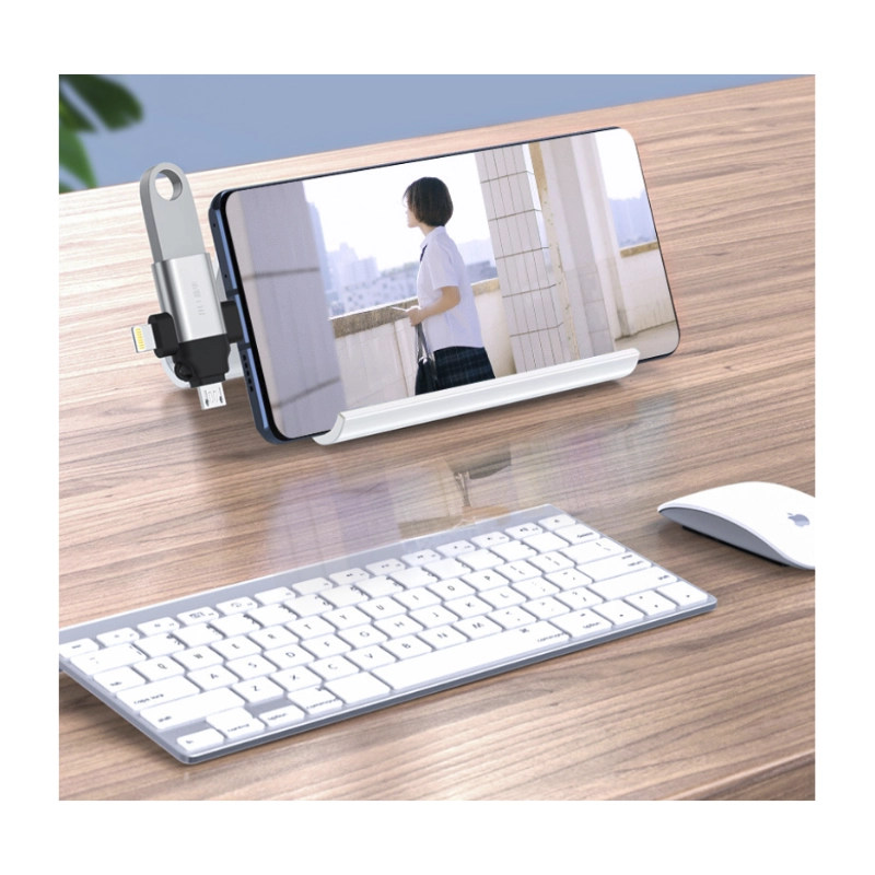 Adaptador Otg Multifuncional 3 En 1 (Jh-S373) Usb A Usb-C/V8/Lightning 3 Adaptador Otg Multifuncional 3 En 1 (Jh-S373) Usb A Usb-C/V8/Lightning - Imagen 3
