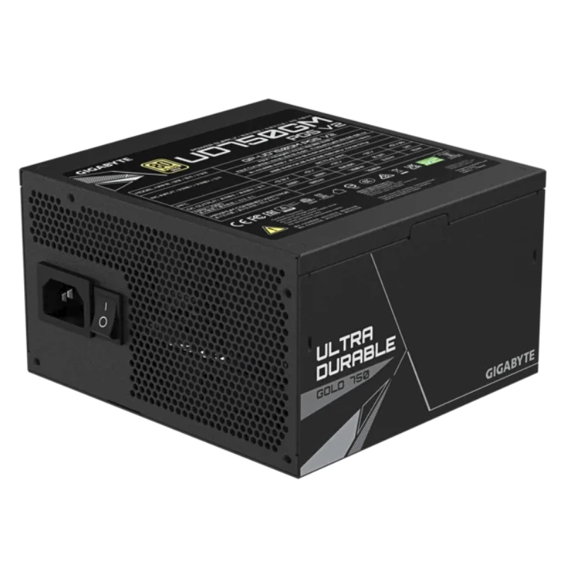 Fuente De Poder Gigabyte (Gp-Ud750Gm Pg5 V2) 750W, Gold, Atx 3.1 Y Pcie Gen 5.1, Modular 4 Fuente De Poder Gigabyte (Gp-Ud750Gm Pg5 V2) 750W, Gold, Atx 3.1 Y Pcie Gen 5.1, Modular - Imagen 4