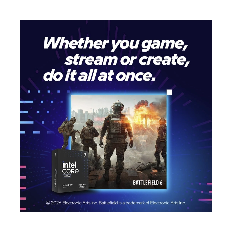 Procesador Intel Core Ultra 5 250Kf Plus (Bx80768250Kf) 5.3Ghz, 30 Mb Cache, 18 Nucleos, Lga 1851, Sin Cooler 4 Procesador Intel Core Ultra 5 250Kf Plus (Bx80768250Kf) 5.3Ghz, 30 Mb Cache, 18 Nucleos, Lga 1851, Sin Cooler - Imagen 4