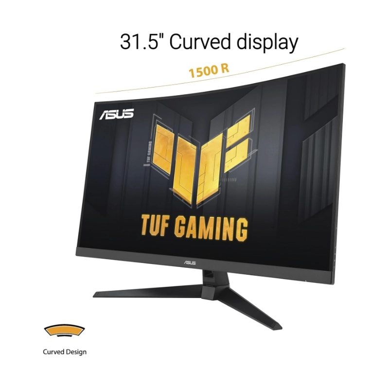 Monitor Gaming Asus Tuf Gaming 32 (Vg32Wq3B) Curvo, Fast Va, Qhd 2K , 2560X1440, 2 Hdmi/Dp, 0.5Ms, 180Hz, 1500R, Extreme Low, Freesyn, Shadow Boost 6 Monitor Gaming Asus Tuf Gaming 32 (Vg32Wq3B) Curvo, Fast Va, Qhd 2K , 2560X1440, 2 Hdmi/Dp, 0.5Ms, 180Hz, 1500R, Extreme Low, Freesyn, Shadow Boost - Imagen 6