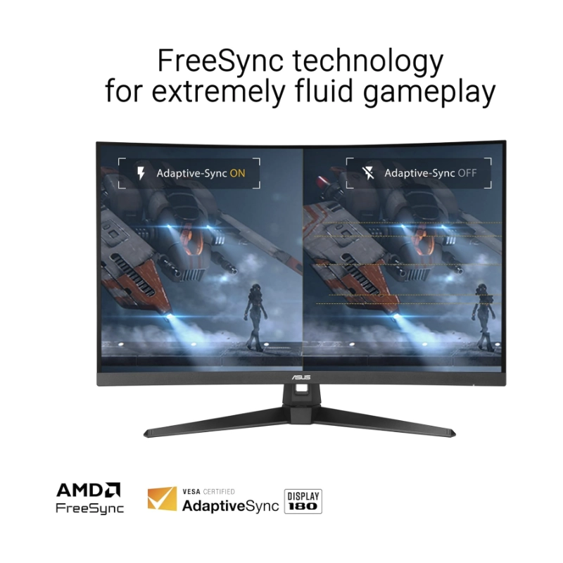 Monitor Gaming Asus Tuf Gaming 32 (Vg32Wq3B) Curvo, Fast Va, Qhd 2K , 2560X1440, 2 Hdmi/Dp, 0.5Ms, 180Hz, 1500R, Extreme Low, Freesyn, Shadow Boost 8 Monitor Gaming Asus Tuf Gaming 32 (Vg32Wq3B) Curvo, Fast Va, Qhd 2K , 2560X1440, 2 Hdmi/Dp, 0.5Ms, 180Hz, 1500R, Extreme Low, Freesyn, Shadow Boost - Imagen 8