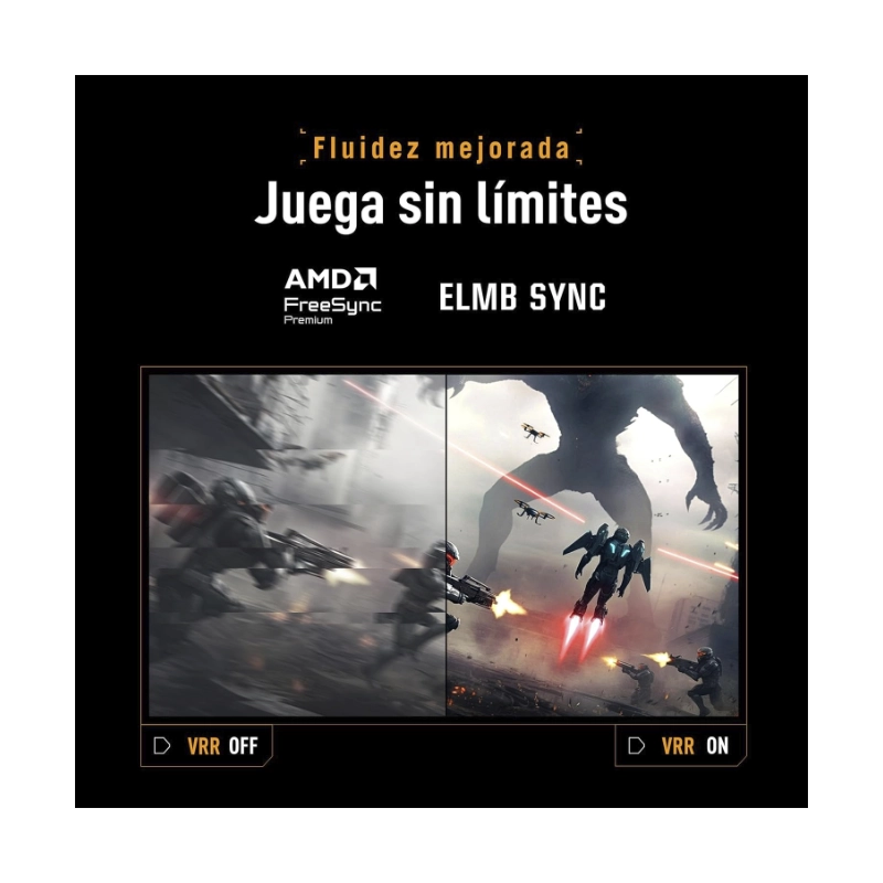 Monitor Gaming Asus Tuf Gaming 27 (Vg279Q5R) Fhd, Fast Ips, 2 Hdmi/Dp, 0.3Ms, 200Hz, Altavoces Estereo, Ai Visual 8 Monitor Gaming Asus Tuf Gaming 27 (Vg279Q5R) Fhd, Fast Ips, 2 Hdmi/Dp, 0.3Ms, 200Hz, Altavoces Estereo, Ai Visual - Imagen 8