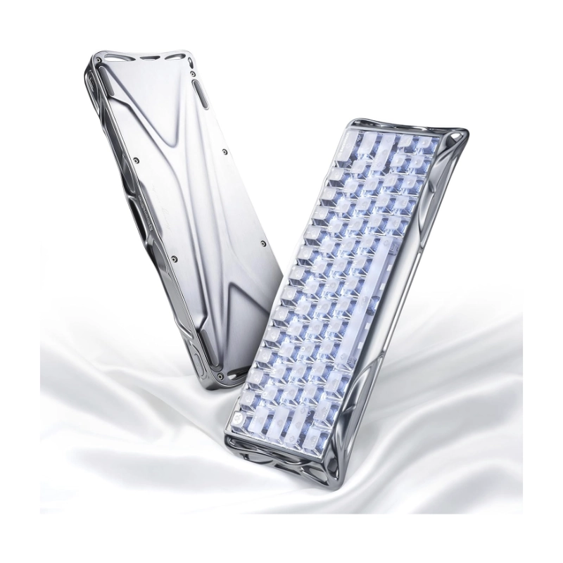 Teclado Gravastar Mercury V60 Pro 60% (Gs V60 Pro_xtal_slv) Silver Frost, Magneticos, Sondeo De 8 Khz, Latencia De 0,125Ms, Marco Aluminio 8 Teclado Gravastar Mercury V60 Pro 60% (Gs V60 Pro_xtal_slv) Silver Frost, Magneticos, Sondeo De 8 Khz, Latencia De 0,125Ms, Marco Aluminio - Imagen 8