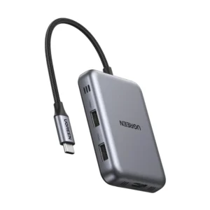 Adaptador Usb-C A 7 En 1 Ugreen Cm896 (65759) X1 Hdmi, X1 Usb-C, X2 Usb-A, X1 Sd Card Slot, X1 Tf Card Slot