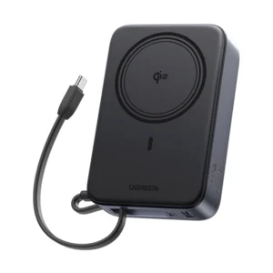Power Bank Ugreen Pb567 (55450B) Magnetico, 15W Con Tecnologia Qi2, Incluye Cable Usb-C, Compatibilidad Ios Y Android, 20000Mah