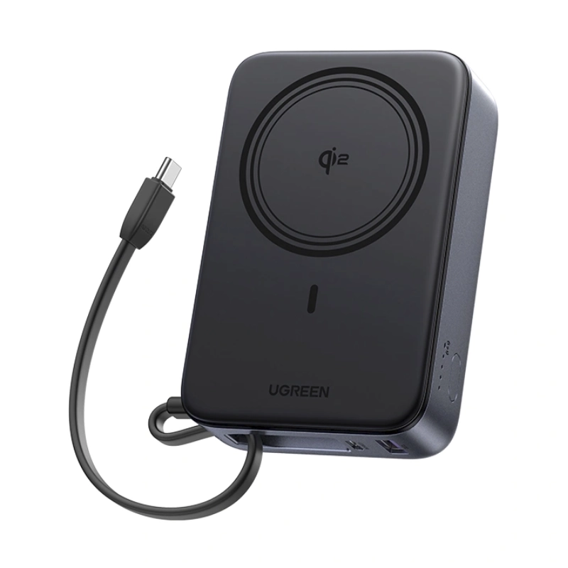 Power Bank Ugreen Pb567 (55450B) Magnetico, 15W Con Tecnologia Qi2, Incluye Cable Usb-C, Compatibilidad Ios Y Android, 20000Mah 1 Power Bank Ugreen Pb567 (55450B) Magnetico, 15W Con Tecnologia Qi2, Incluye Cable Usb-C, Compatibilidad Ios Y Android, 20000Mah