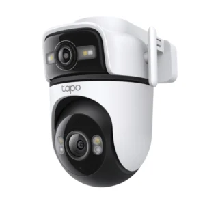 Camara De Seguridad Exterior Tp-Link (Tapo C545D) Wifi, Doble Lente, 2K 3Mp, Vision Nocturna Color, Deteccion De Movimiento Ia, Seguimiento Inteligent