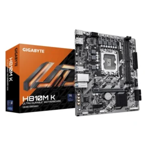 Placa Gigabyte (H810M K) Lga 1851, Micro-Atx, Lan 1 Gbe, Usb 3.2 Gen 1, Ddr5