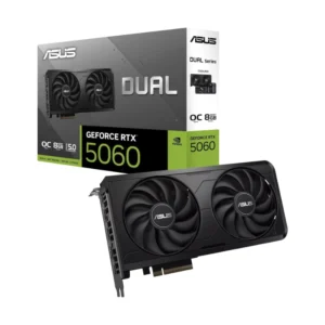 Tarjeta Grafica Asus Geforce Rtx 5060 8Gb Gddr7 Oc Edition (Dual-Rtx5060-O8G-Evo) 128 Bit, Pci Express 5.0