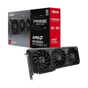 Tarjeta Grafica Asus Radeon Rx 9060 Xt 8Gb Gddr6 Oc Edition (Prime-Rx9060Xt-O8G) 128 Bits, Ventiladores Axial-Tech, Ventilador De Doble Bola