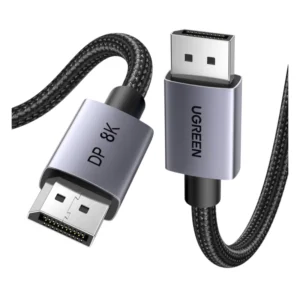 Cable Dp A Dp Ugreen Dp120 (25903) Aluminio, 1.4, 8K@60Hz 4K@144Hz 1080P@240Hz, 1 Metro
