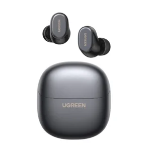 Auricular Bluetooth Ugreen Dots Ws220 (75628) Gris, Ipx5, Microfonos Duales, Hasta 35 Horas De Reproduccion