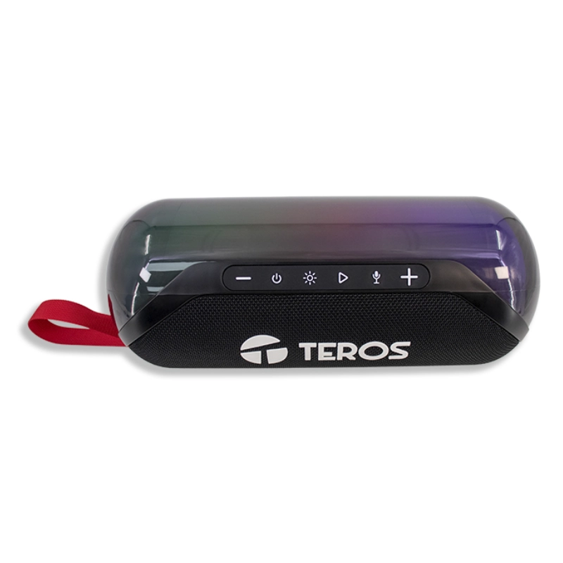 Parlante Portatil Teros (Te-6047N) 20W, Negro, Usb, Microsd, Bluetooth 5.3, Iluminacion Rgb 2 Parlante Portatil Teros (Te-6047N) 20W, Negro, Usb, Microsd, Bluetooth 5.3, Iluminacion Rgb - Imagen 2