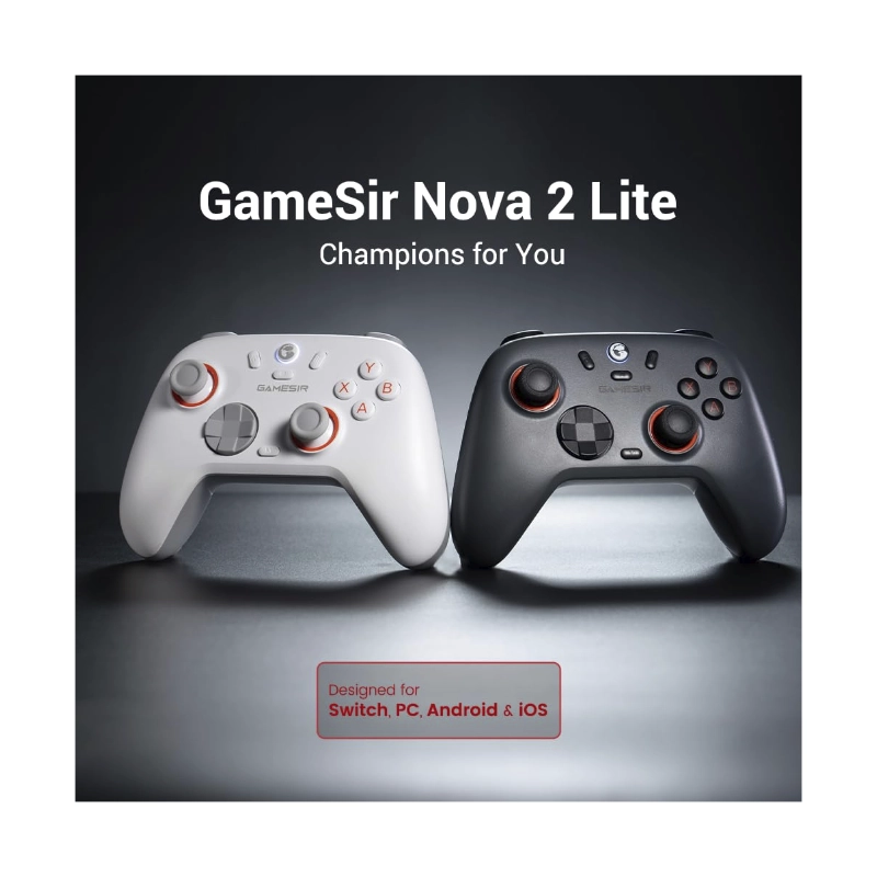 Mando Inalambrico Gamesir Nova Lite 2 (Gamesir-N2 Lite-W) Blanco, Gatillos Con Efecto Hall, Muestreo De 1000 Hz, Pc/Switch/Steam/Android 2 Mando Inalambrico Gamesir Nova Lite 2 (Gamesir-N2 Lite-W) Blanco, Gatillos Con Efecto Hall, Muestreo De 1000 Hz, Pc/Switch/Steam/Android - Imagen 2