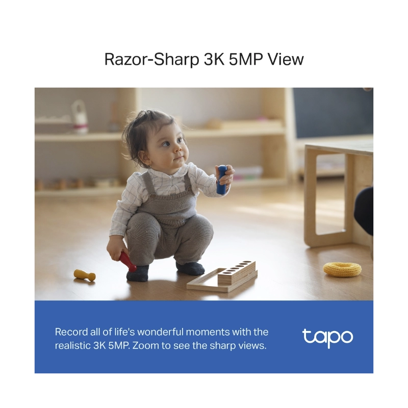 Camara De Seguridad Interior Tp-Link (Tapo C230) Wifi, 3K 5Mp, Deteccion Con Ia, Seguimiento Automatico, Vision Nocturna 3 Camara De Seguridad Interior Tp-Link (Tapo C230) Wifi, 3K 5Mp, Deteccion Con Ia, Seguimiento Automatico, Vision Nocturna - Imagen 3