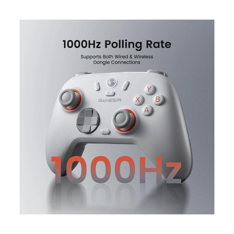 Mando Inalambrico Gamesir Nova Lite 2 (Gamesir-N2 Lite-W) Blanco, Gatillos Con Efecto Hall, Muestreo De 1000 Hz, Pc/Switch/Steam/Android 3 Mando Inalambrico Gamesir Nova Lite 2 (Gamesir-N2 Lite-W) Blanco, Gatillos Con Efecto Hall, Muestreo De 1000 Hz, Pc/Switch/Steam/Android - Imagen 3