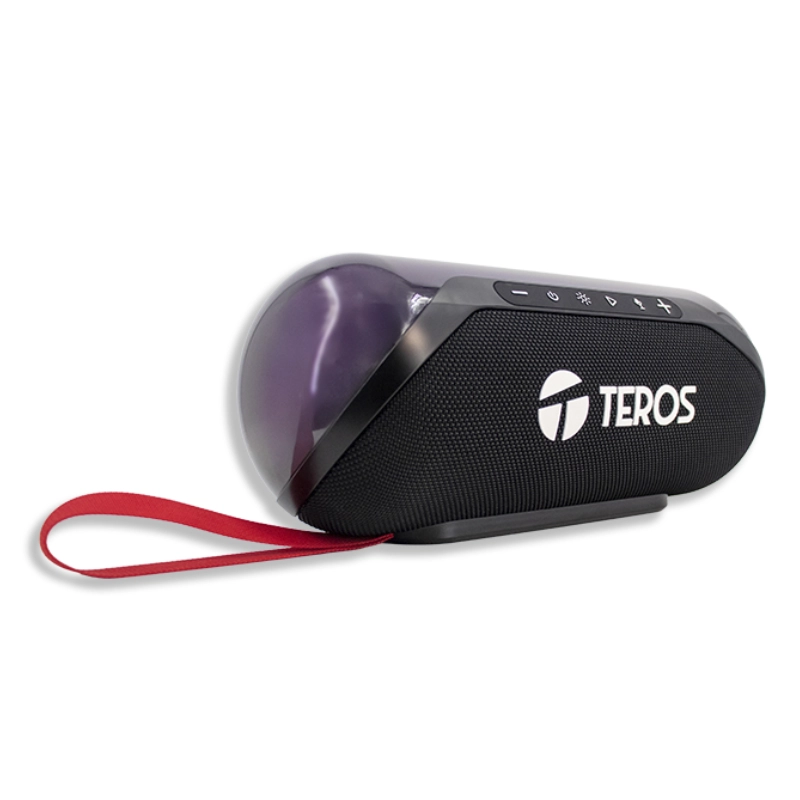 Parlante Portatil Teros (Te-6047N) 20W, Negro, Usb, Microsd, Bluetooth 5.3, Iluminacion Rgb 4 Parlante Portatil Teros (Te-6047N) 20W, Negro, Usb, Microsd, Bluetooth 5.3, Iluminacion Rgb - Imagen 4
