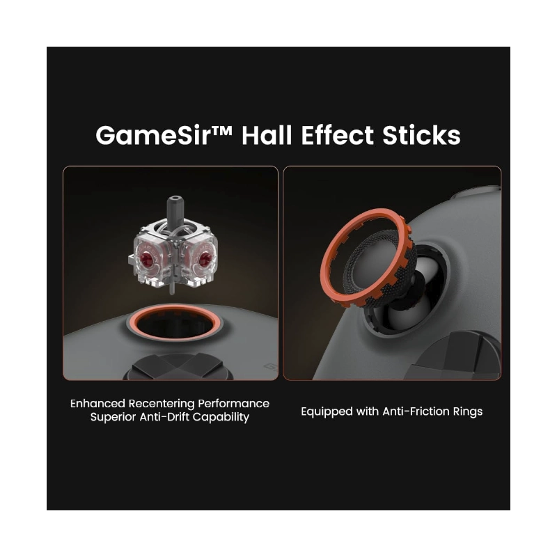 Mando Inalambrico Gamesir Nova Lite 2 (Gamesir-N2 Lite-W) Blanco, Gatillos Con Efecto Hall, Muestreo De 1000 Hz, Pc/Switch/Steam/Android 4 Mando Inalambrico Gamesir Nova Lite 2 (Gamesir-N2 Lite-W) Blanco, Gatillos Con Efecto Hall, Muestreo De 1000 Hz, Pc/Switch/Steam/Android - Imagen 4