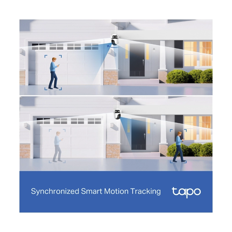 Camara De Seguridad Exterior Tp-Link (Tapo C545D) Wifi, Doble Lente, 2K 3Mp, Vision Nocturna Color, Deteccion De Movimiento Ia, Seguimiento Inteligent 5 Camara De Seguridad Exterior Tp-Link (Tapo C545D) Wifi, Doble Lente, 2K 3Mp, Vision Nocturna Color, Deteccion De Movimiento Ia, Seguimiento Inteligent - Imagen 5