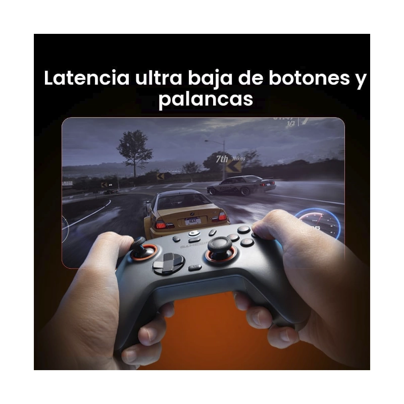Mando Inalambrico Gamesir Nova Lite 2 (Gamesir-N2 Lite-G) Gris, Gatillos Con Efecto Hall, Muestreo De 1000 Hz, Pc/Switch/Steam/Android 6 Mando Inalambrico Gamesir Nova Lite 2 (Gamesir-N2 Lite-G) Gris, Gatillos Con Efecto Hall, Muestreo De 1000 Hz, Pc/Switch/Steam/Android - Imagen 6