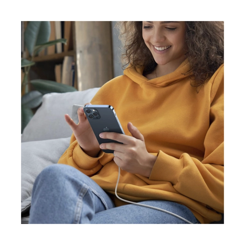Cable De Carga & Datos Usb-C A Lightning Ugreen (70523) Plata, Carga Rapida, Nylon Trenzado, Mfi Certificado, Compatible Con Iphone 14/13/12, 1 Metro 7 Cable De Carga & Datos Usb-C A Lightning Ugreen (70523) Plata, Carga Rapida, Nylon Trenzado, Mfi Certificado, Compatible Con Iphone 14/13/12, 1 Metro - Imagen 7