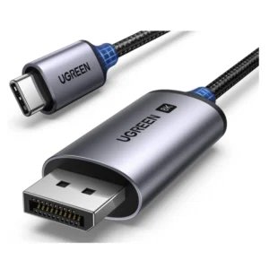 Cable Usb-C A Dp Ugreen Cm556 (25839) Negro, 8K@60Hz, Unidireccional Thunderbolt 4/3, Compatible Con Iphone 17/Mac, 3 Metros